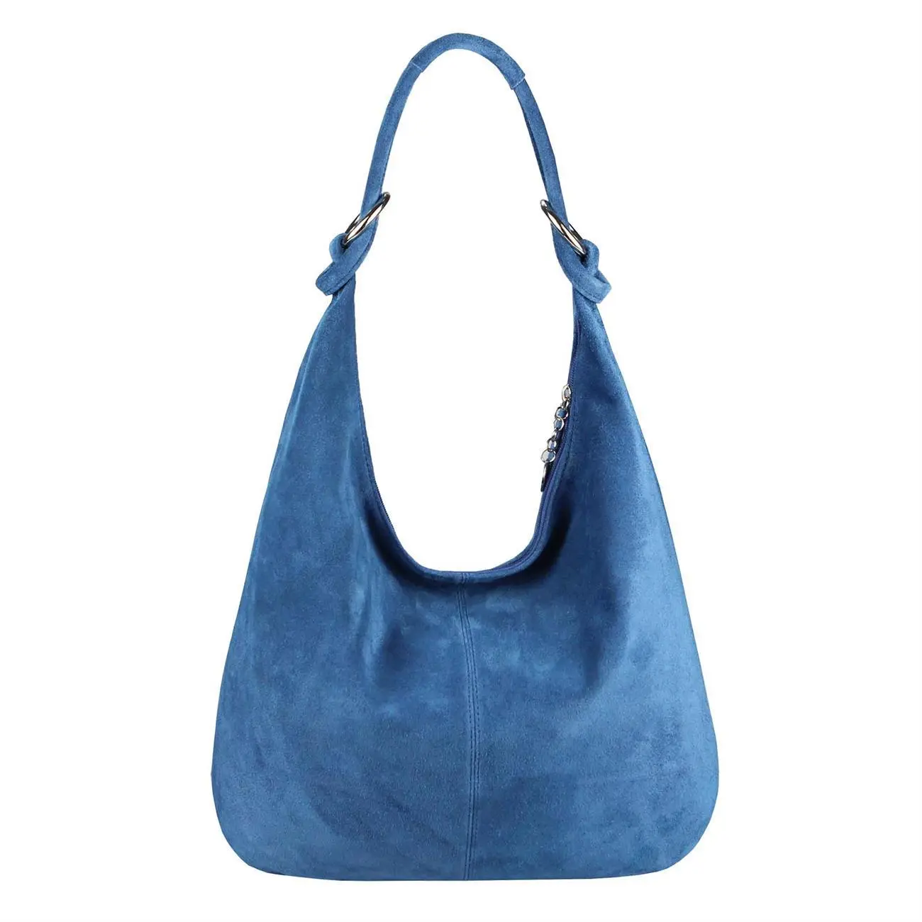 Made in Italy Damen XXL Ledertasche Wildleder Shopper Tasche Vatertagsangebot