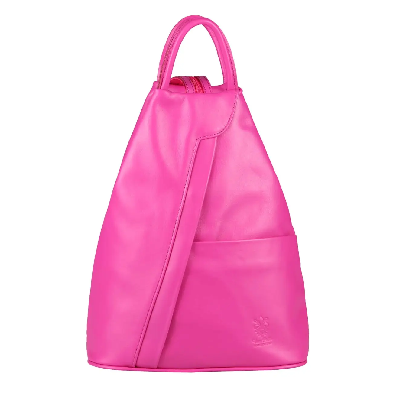 Made in Italy Damen echt Leder Rucksack Backpack Lederrucksack Jubiläumsangebot