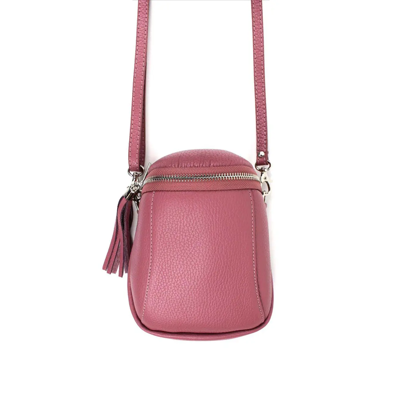 Made in Italy Damen Leder Tasche Umhängetasche Schultertasche Handytasche Geldtasche Ledertasche Crossbody Abendtasche Mini Bag Heißer Verkauf