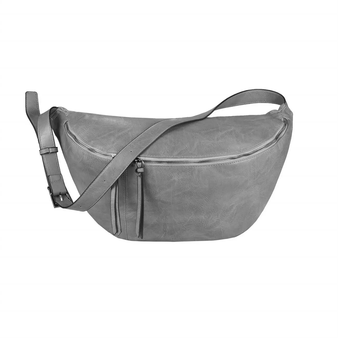 XXL Tasche Bauchtasche Hüfttasche Crossbody Schultertasche Umhängetasche Kunstleder Gürteltasche Crossover Slingntasche Unisex Bag Neueste Mode
