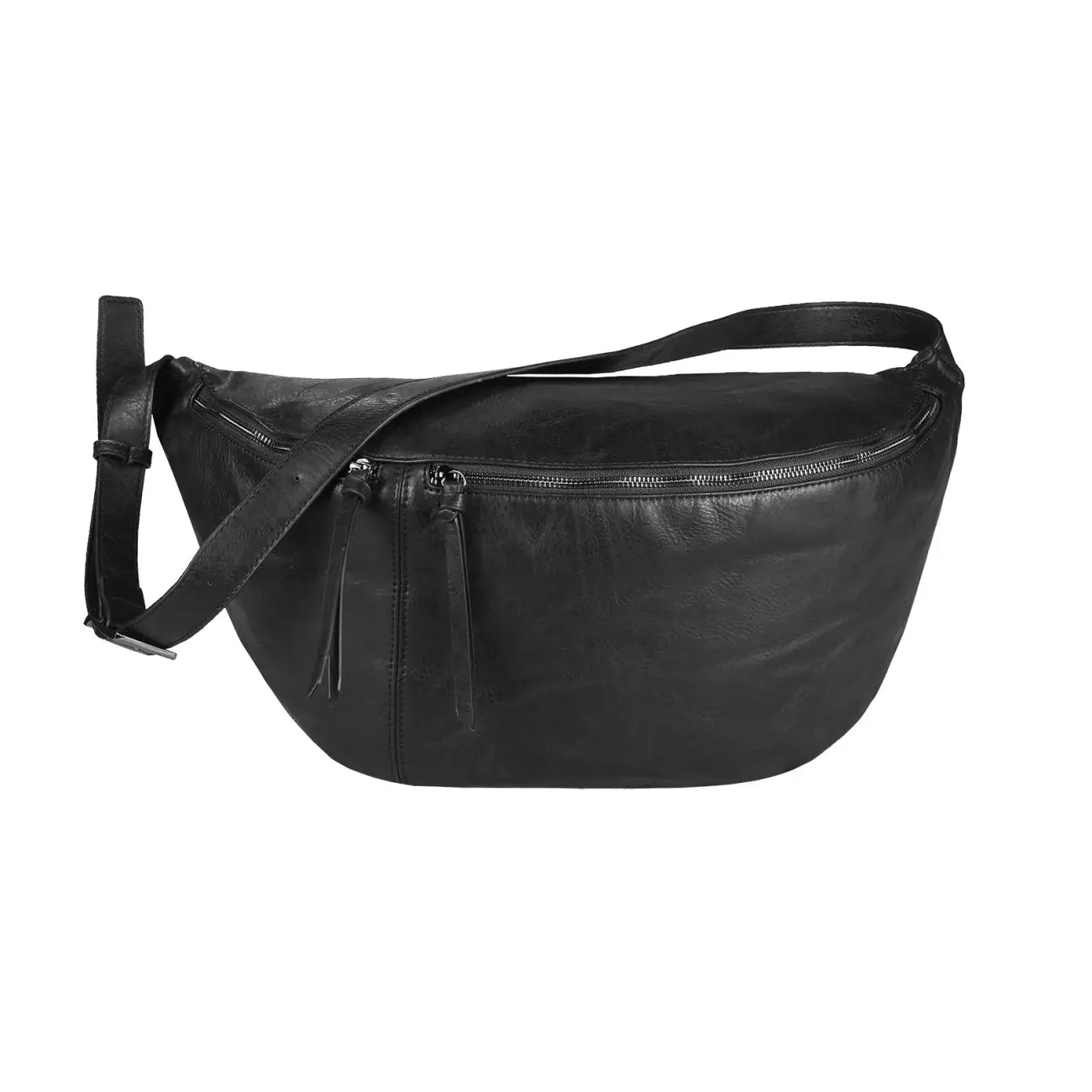 XXL Tasche Bauchtasche Hüfttasche Crossbody Schultertasche Umhängetasche Kunstleder Gürteltasche Crossover Slingntasche Unisex Bag Neueste Mode