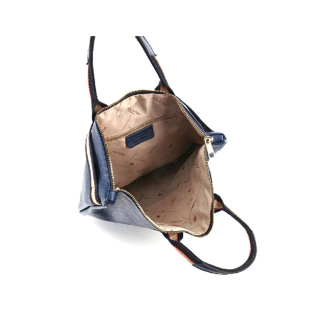 OBC Made in Italy XXL Damen Leder Rucksack Tasche Shopper Handtasche Schultertasche Cityrucksack Daypack Ledertasche Freizeitrucksack Online Outlet