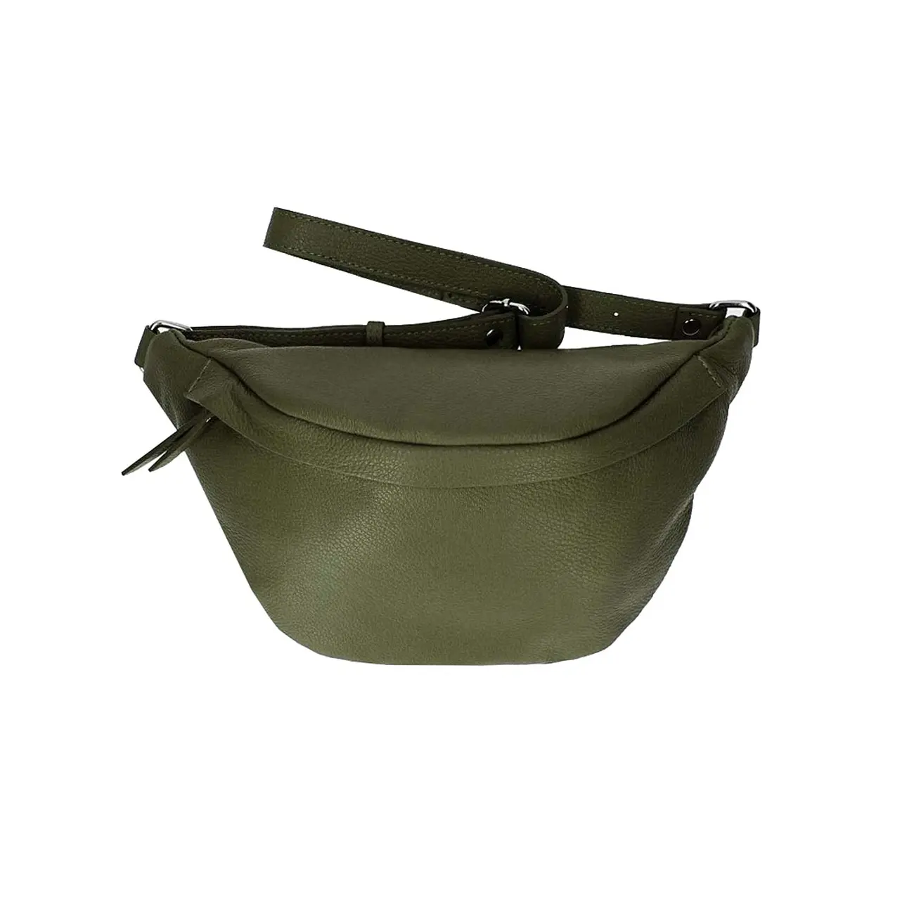 Made in Italy DAMEN LEDER Gürteltasche Crossbody Brusttasche Bauchtasche Hüfttasche Umhängetasche Crossover Bodybag Schultertasche Handytasche OBC TASCHE 247 Bestseller