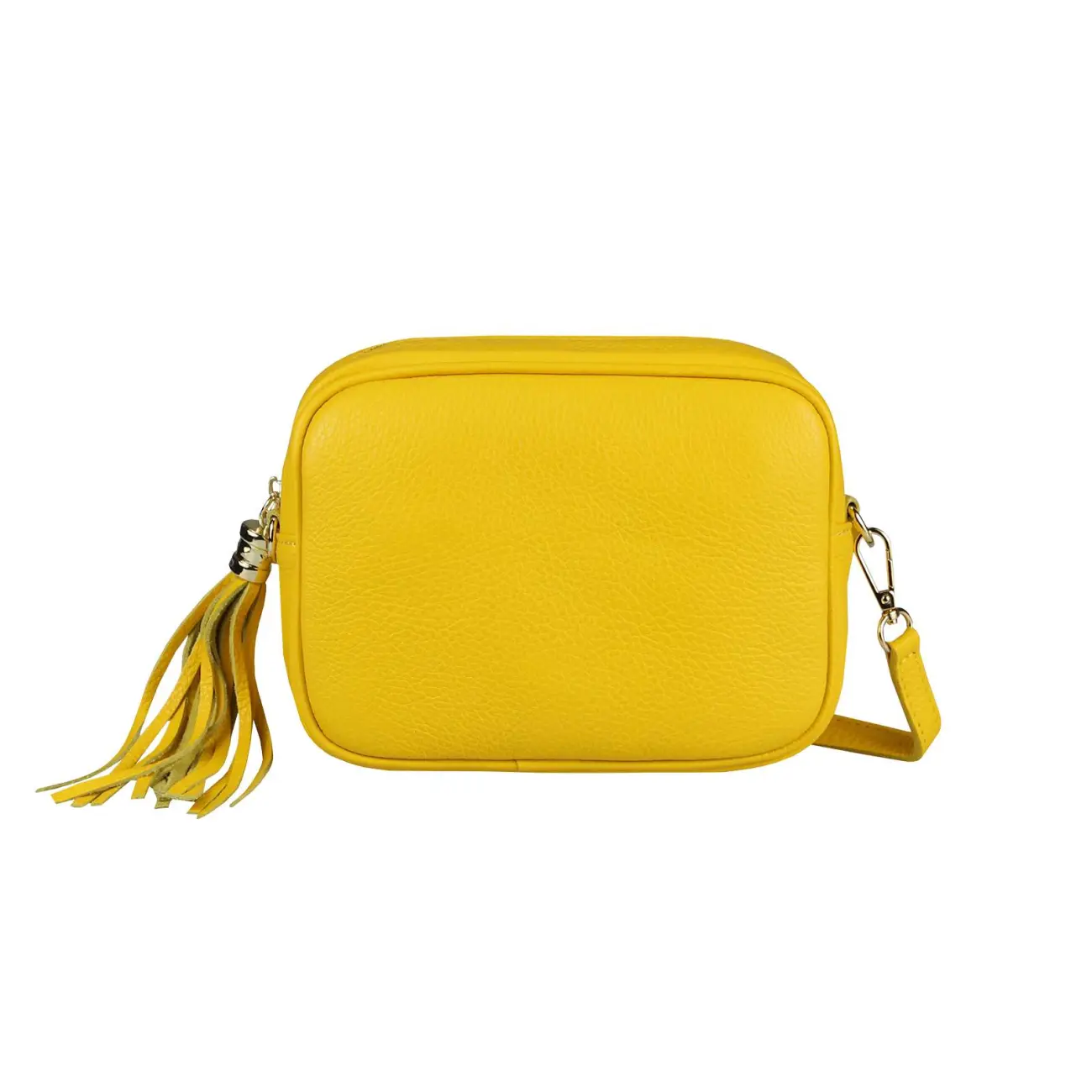 OBC Made in Italy DAMEN LEDER TASCHE Umhängetasche Schultertasche Cross-Over Crossbody Bag Glattleder Schmucktasche Fransen Ledertasche Kauf eins, bekomm eins gratis