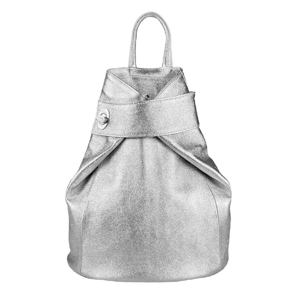 OBC Made in Italy Damen echt Leder Rucksack Daypack Lederrucksack Tasche Schultertasche Ledertasche Handgepäck Nappaleder Reiserucksack Shopper Riesige Ersparnisse