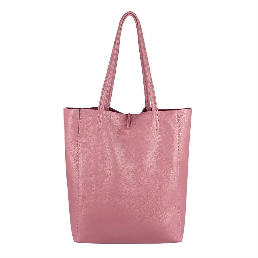 OBC Made in Italy DAMEN LEDER TASCHE DIN-A4 Shopper Schultertasche Henkeltasche Tote Bag VIP-Rabatte