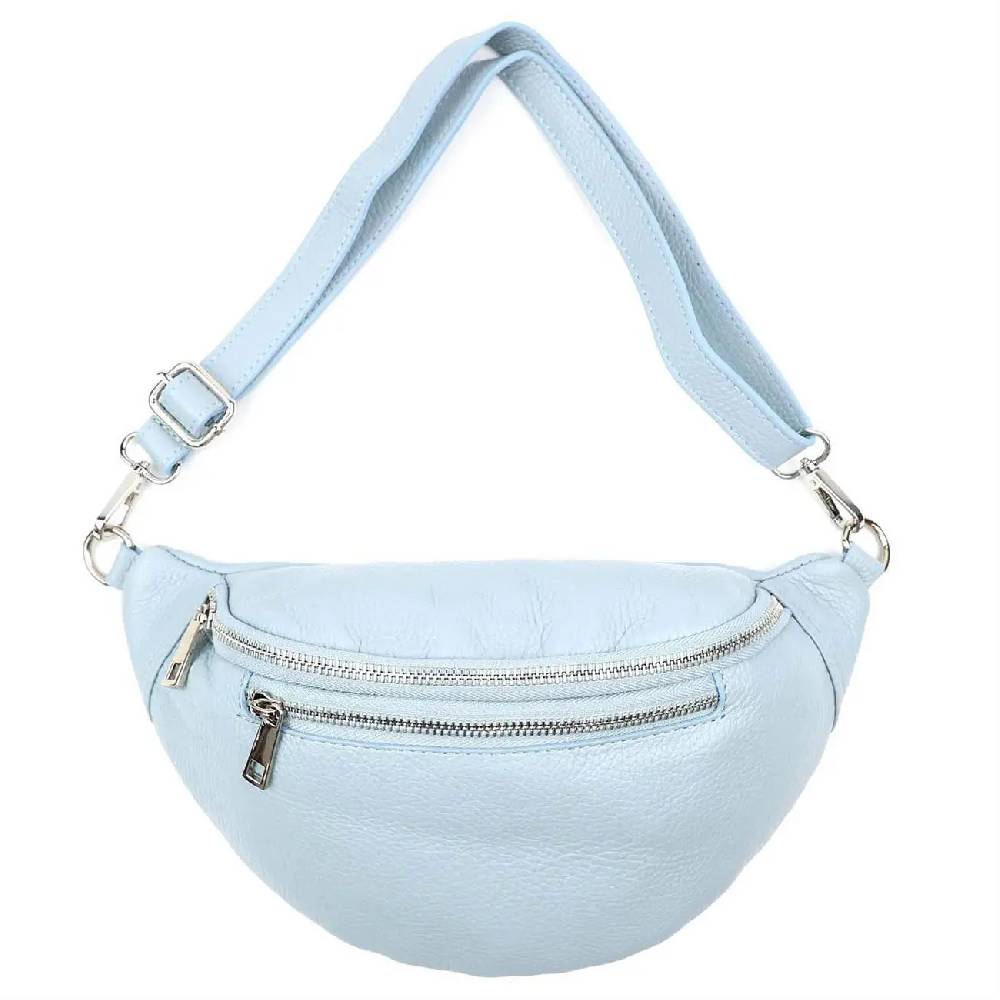 OBC MADE IN ITALY DAMEN LEDER TASCHE Gürteltasche Crossbody Hüfttasche Bauchtasche Umhängetasche Schultertasche Brusttasche CrossOver Ledertasche Bodybag Letzte 3 Tage