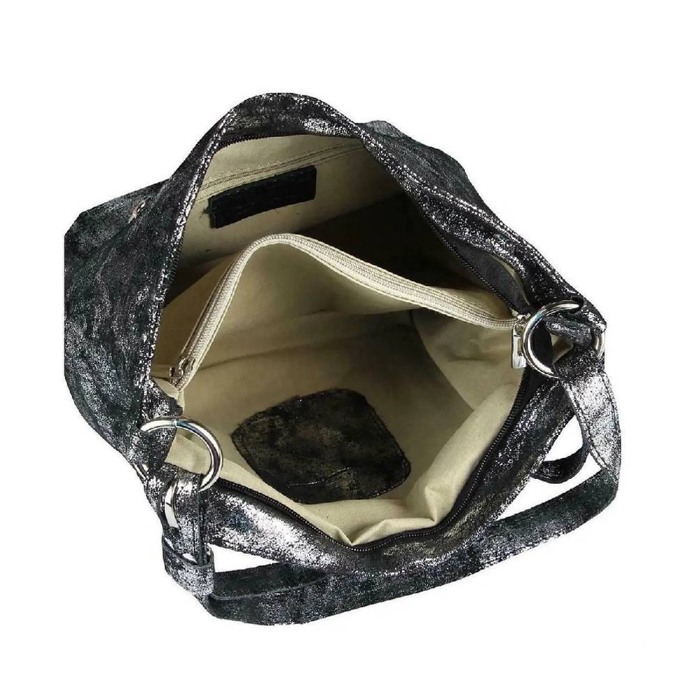 MADE IN ITALY DAMEN LEDER TASCHE Shopper Schultertasche Umhängetasche Hobo Bag Handtasche CrossOver Ledertasche Henkeltasche sub25 Letzter Tag