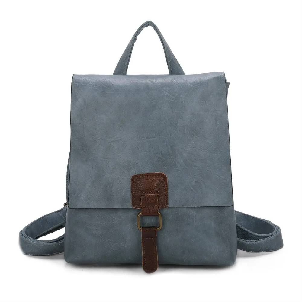 OBC Damen Rucksack Tasche Crossbody Handtasche Messenger Schultertasche Umhängetasche Shopper Vintage Kuriertasche Überschlagtasche Leder Optik Bis zu 50% Rabatt