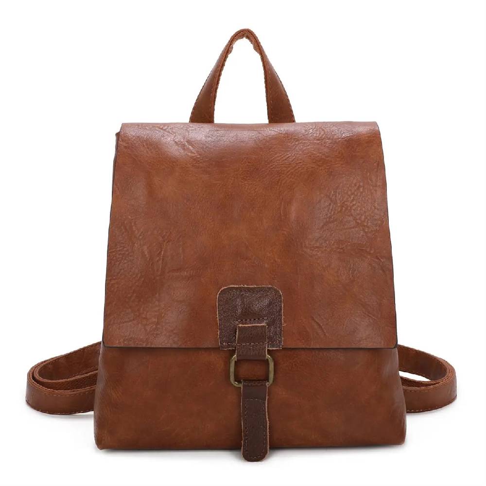 OBC Damen Rucksack Tasche Crossbody Handtasche Messenger Schultertasche Umhängetasche Shopper Vintage Kuriertasche Überschlagtasche Leder Optik Bis zu 50% Rabatt