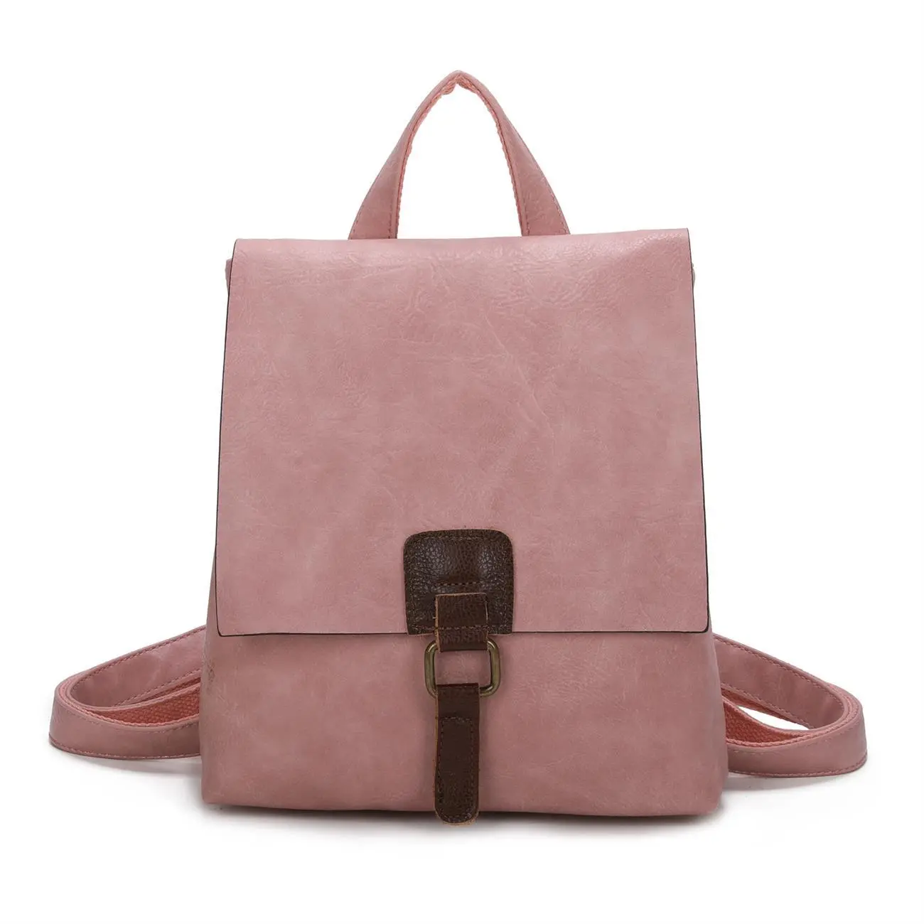 OBC Damen Rucksack Tasche Crossbody Handtasche Messenger Schultertasche Umhängetasche Shopper Vintage Kuriertasche Überschlagtasche Leder Optik Bis zu 50% Rabatt