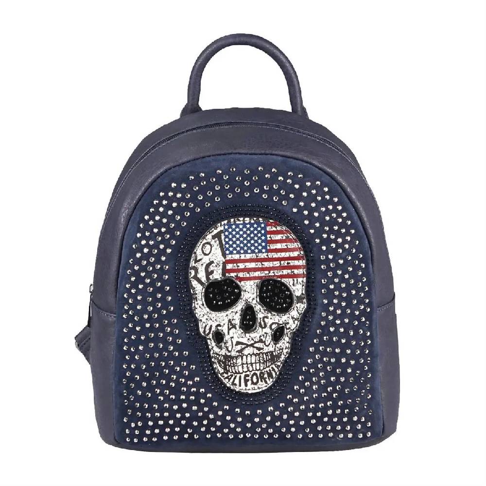 OBC Damen Totenkopf Skull Tasche Schultertasche Rucksack Umhängetasche Handtasche Nur für heute