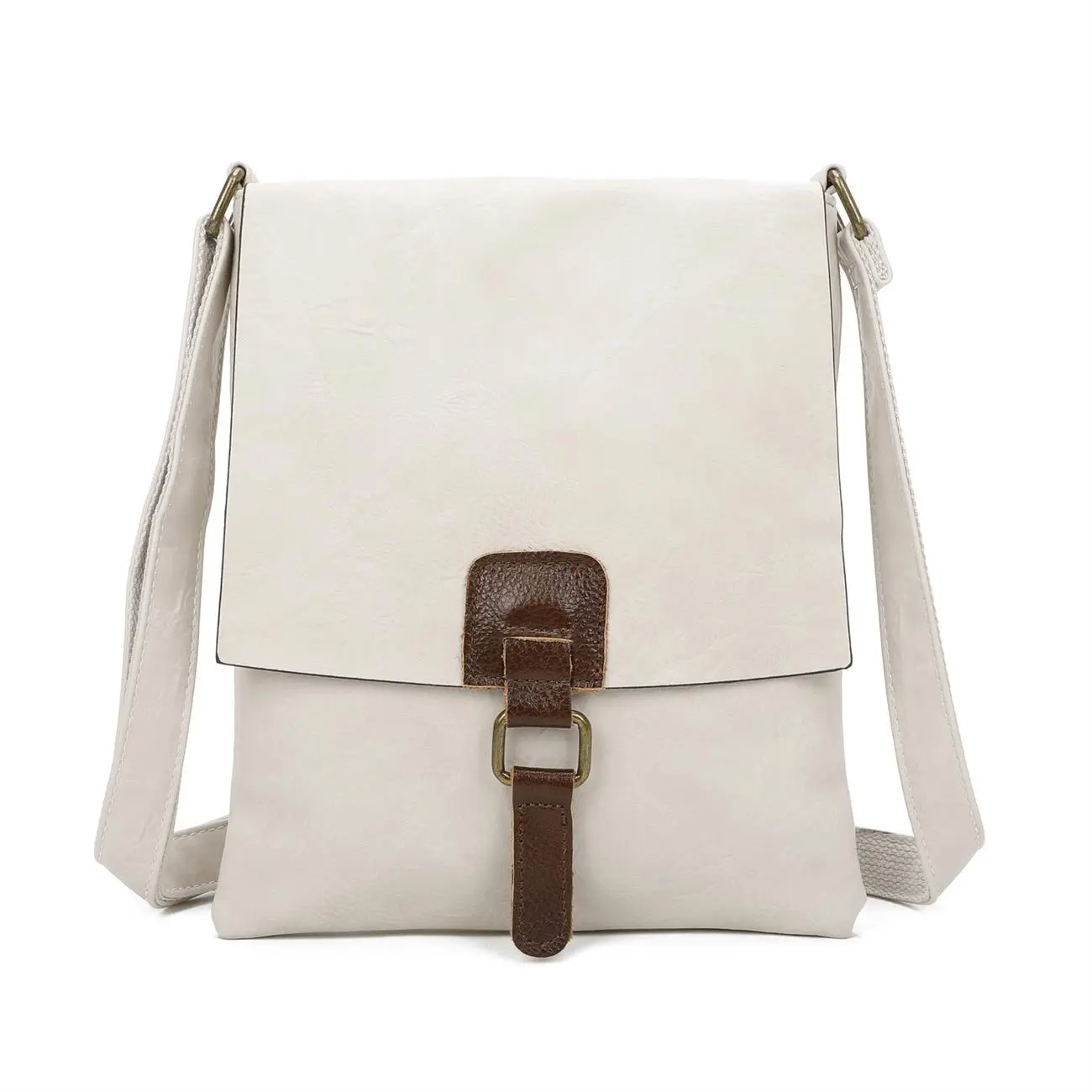 OBC Damen Tasche Crossbody Handtasche Messenger Schultertasche Umhängetasche Shopper Tablettasche bis ca. 7-8 Zoll Überschlagtasche Leder Optik Nur noch ein Tag übrig