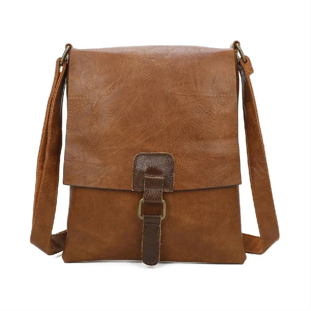 OBC Damen Tasche Crossbody Handtasche Messenger Schultertasche Umhängetasche Shopper Tablettasche bis ca. 7-8 Zoll Überschlagtasche Leder Optik Nur noch ein Tag übrig