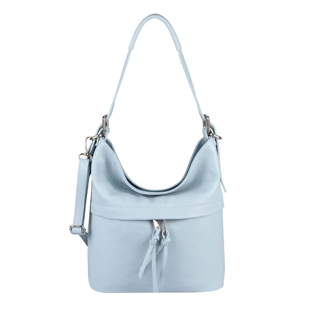 Made in Italy DAMEN ECHTLEDER TASCHE Handtasche Umhängetasche Ledertasche Schultertasche Beuteltasche Umhängetasche Cross-Over Kostenloser Versand international