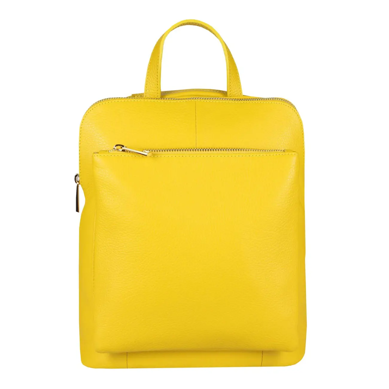 OBC Made in Italy Damen echt Leder Rucksack Daypack Lederrucksack Tasche Schultertasche Ledertasche Handgepäck Nappaleder Fabrikladen
