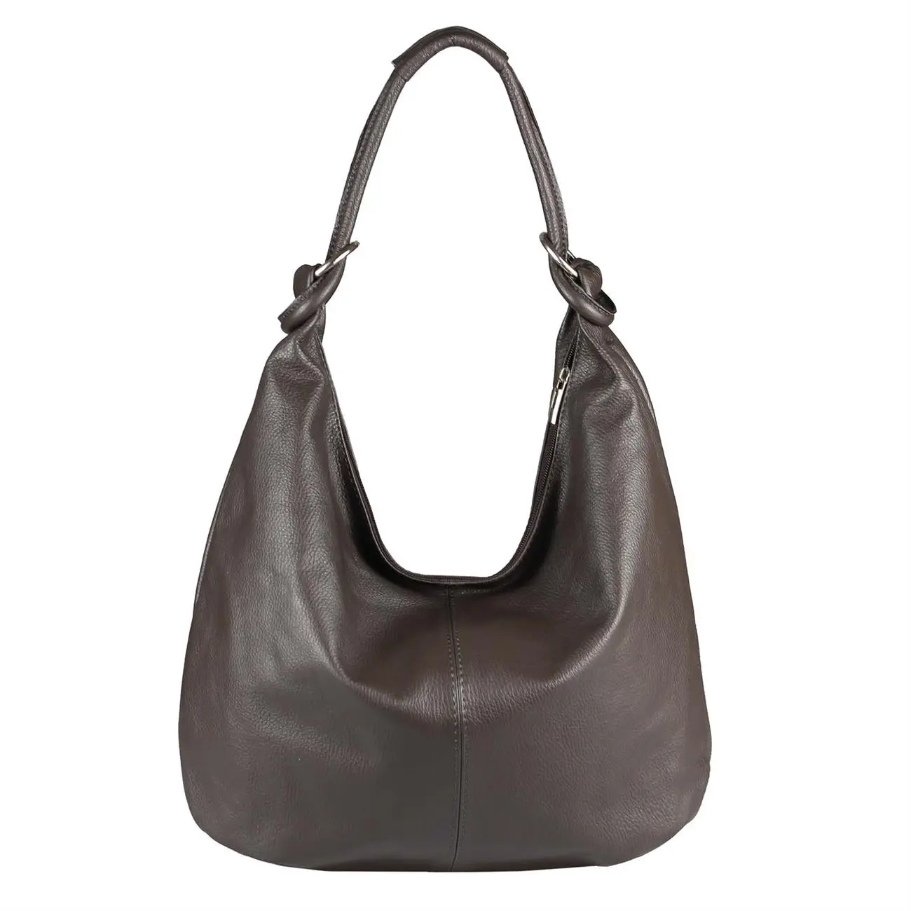 ITALY DAMEN Echt LEDER HAND-TASCHE Schultertasche Shopper Umhängetasche Beuteltasche Metallic Bag Begrenzt auf 3 Tage