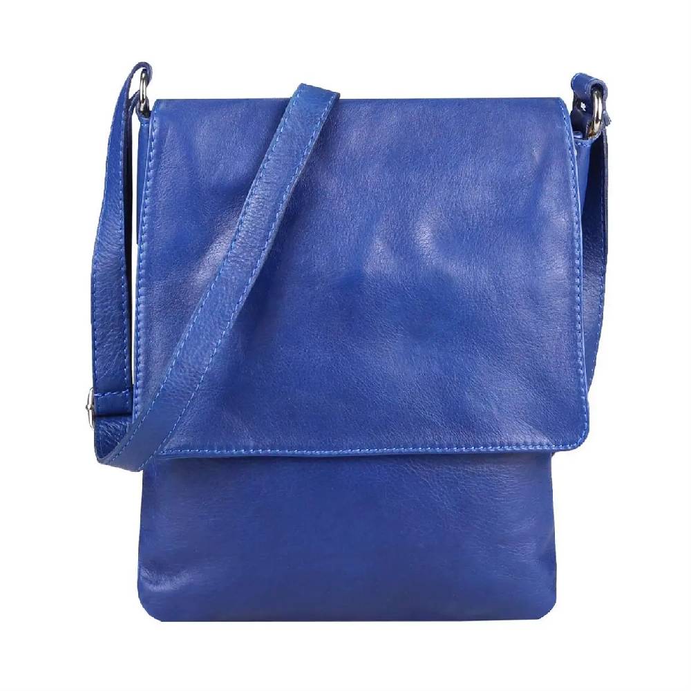 OBC Made in Italy Damen Leder Tasche Umhängetasche Schultertasche Crossbody Handtasche Ledertasche Nappaleder Cross-Over Body Bag Shopping Messenger Outlet
