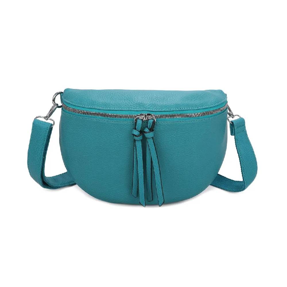 OBC Damen Tasche Gürteltasche Crossbody Hüfttasche Bauchtasche Umhängetasche Cross-Over Bodybag Schultertasche Handytasche Kosmetiktasche Kunst-Leder L155 Auslauf