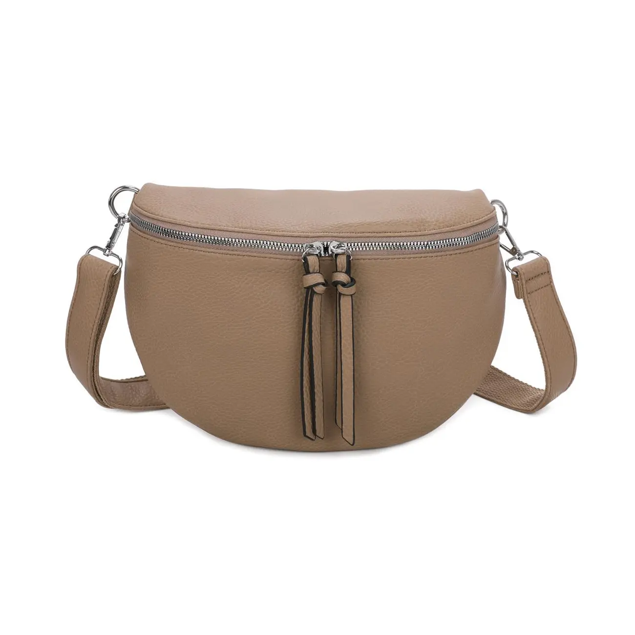 OBC Damen Tasche Gürteltasche Crossbody Hüfttasche Bauchtasche Umhängetasche Cross-Over Bodybag Schultertasche Handytasche Kosmetiktasche Kunst-Leder L155 Auslauf