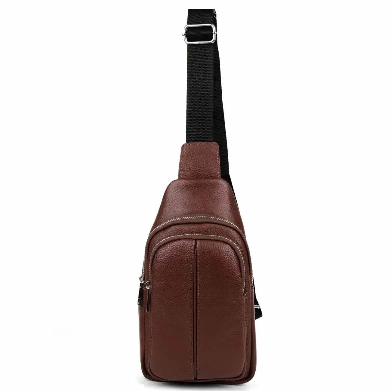 OBC MADE IN ITALY LEDER TASCHE Crossbody Bodybag Sling Rucksack Crossover Schultertasche Brusttasche Umhängetasche Bag damen herren unisex Schlussverkauf