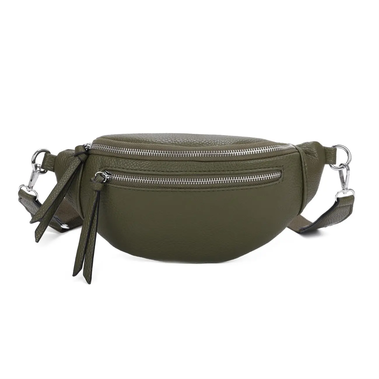 OBC Damen Tasche Gürteltasche Crossbody Leder Optik Hüfttasche Bauchtasche Umhängetasche Cross-Over Bodybag Schultertasche Handytasche Geldtasche Schminktasche Kosmetiktasche Günstiger Verkauf