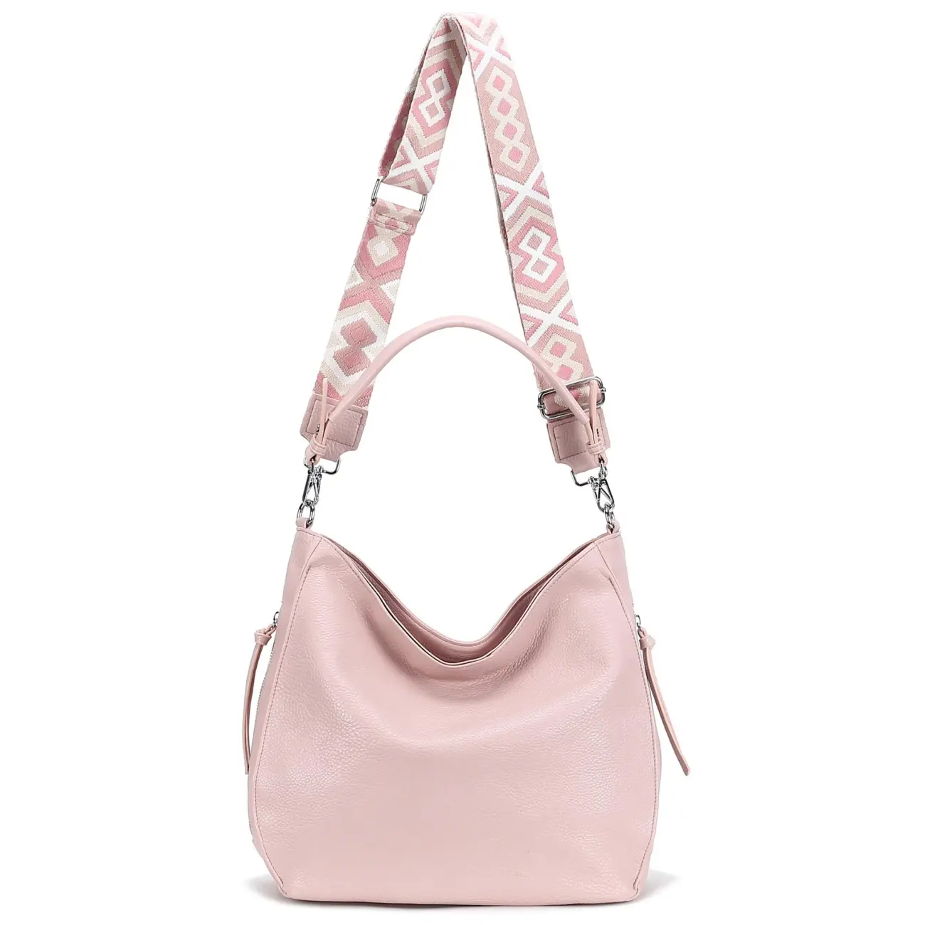 OBC Damen Tasche XXL Shopper Hobo Bag Schultertasche Crossbody Umhängetasche Beuteltasche Handtasche Crossover Leder Optik Kostenloser Versand