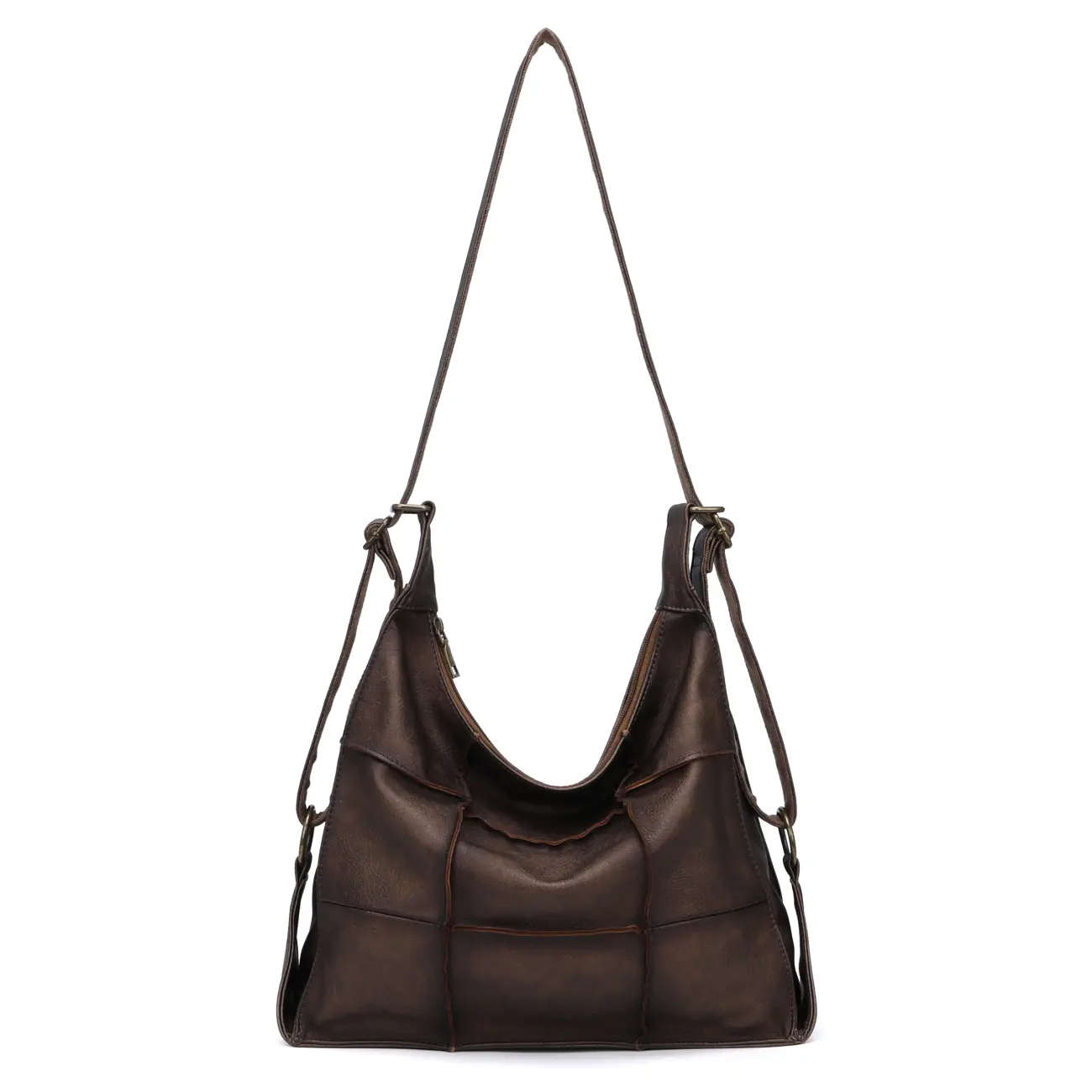 OBC Damen XXL Tasche Shopper Vintage Tote Bag Handtasche Umhängetasche Schultertasche Beuteltasche Leder Optik Reise Hobo Bag Crossbody Limitierter Zeitrabatt