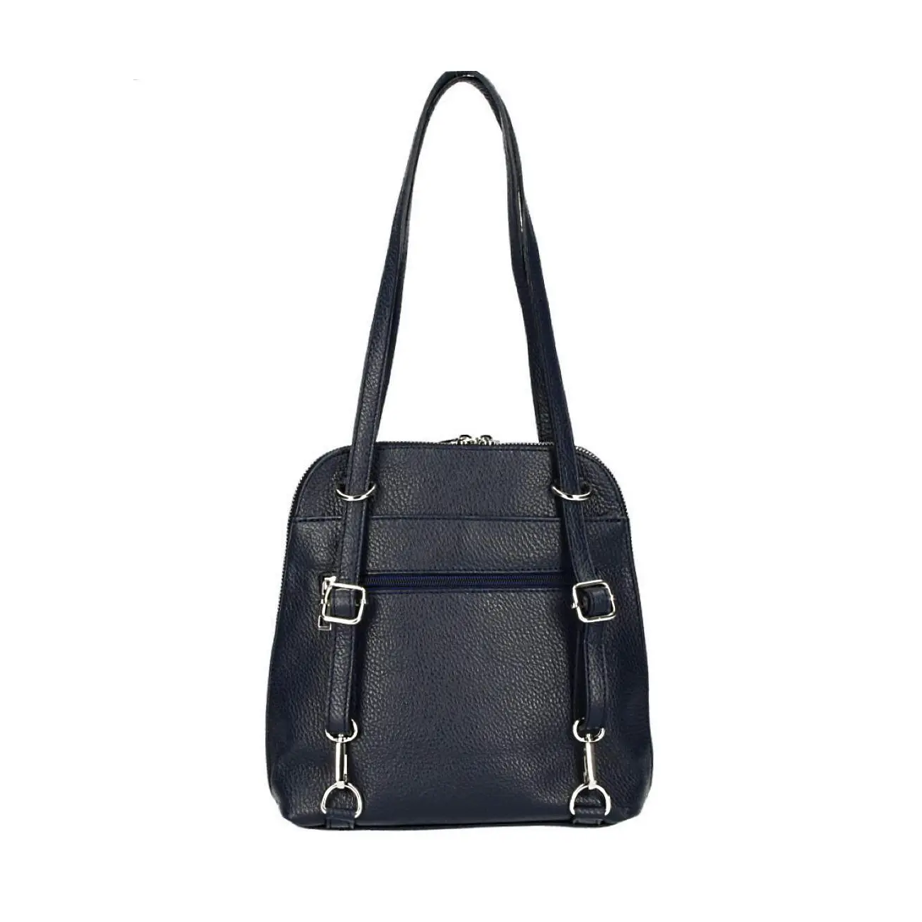 MADE IN ITALY OBC Damen Leder Tasche Rucksack 2in1 Umhängetasche Schultertasche Daypack Rucksacktasche Handtasche Ledertasche Begrenztes Angebot