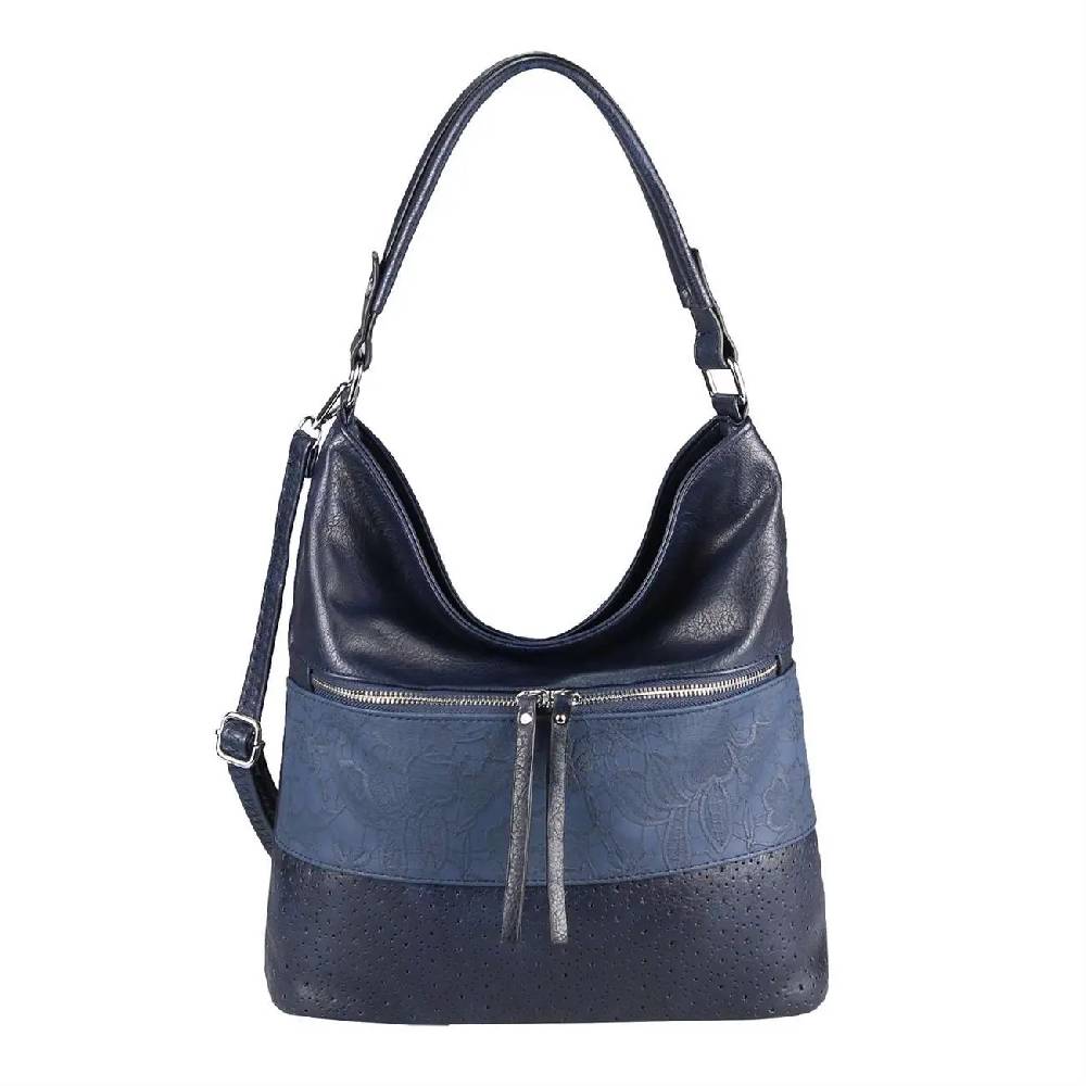 OBC Damen Tasche Blumen Shopper Tote Bag Handtasche Umhängetasche Schultertasche Beuteltasche Leder Optik Hobo Crossbody Saisonschlussverkauf