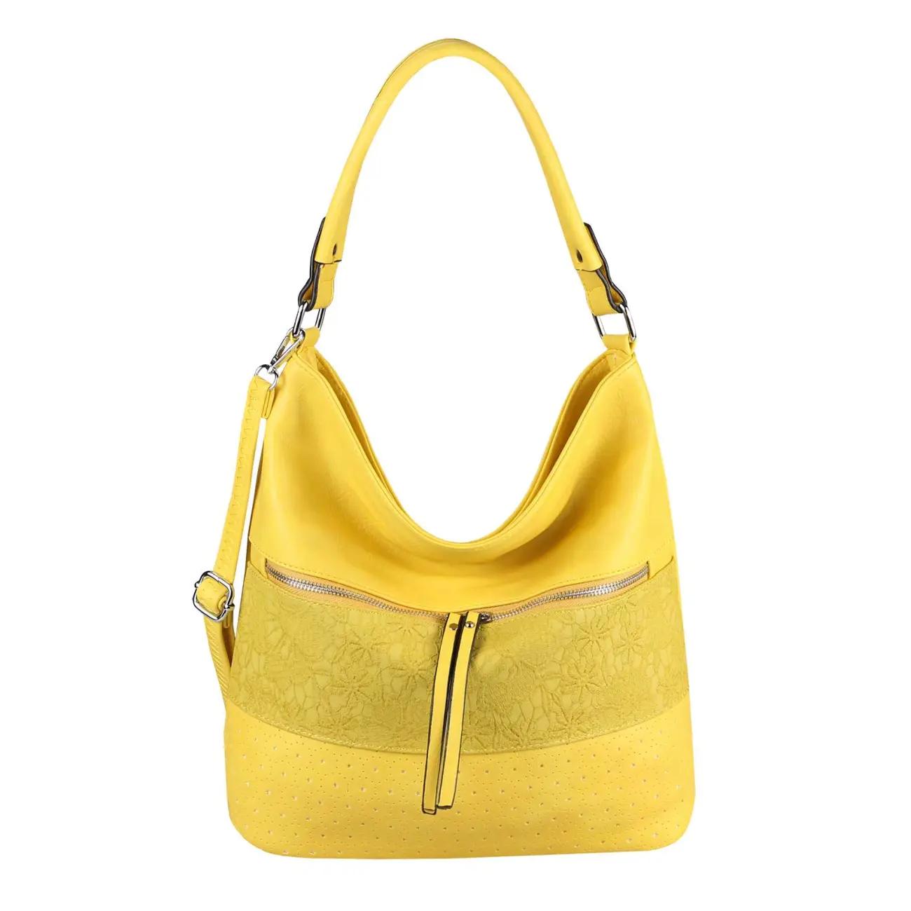 OBC Damen Tasche Blumen Shopper Tote Bag Handtasche Umhängetasche Schultertasche Beuteltasche Leder Optik Hobo Crossbody Saisonschlussverkauf