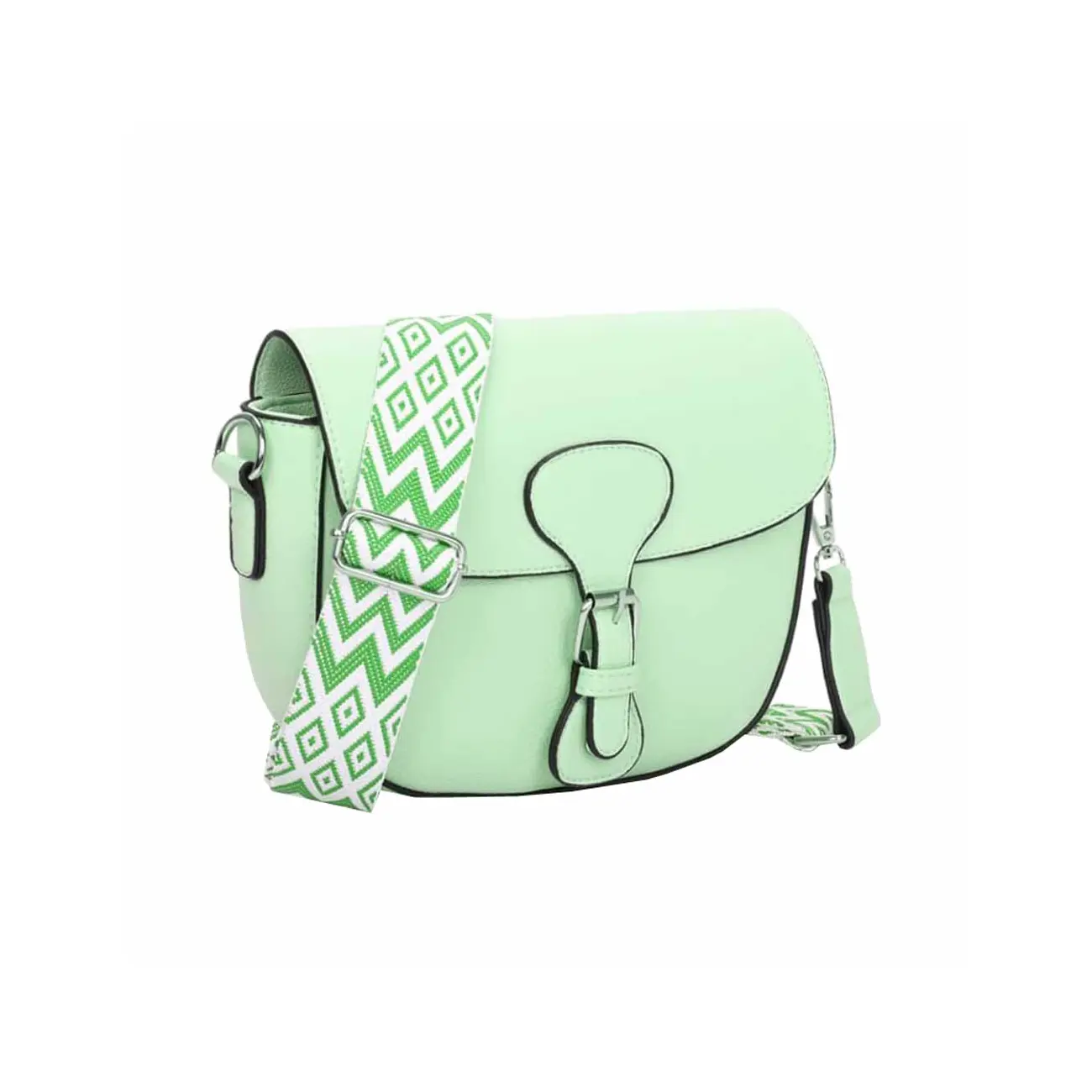 OBC Damen Tasche Schultertasche Crossbody Umhängetasche CrossOver Handtasche Überschlagtasche Bodybag Abend Freizeit Reise Cyber Monday