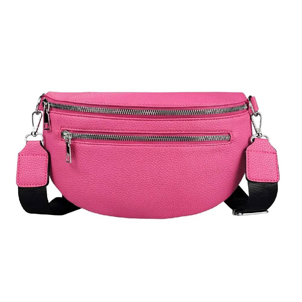 OBC Damen Tasche Gürteltasche Crossbody Leder Optik Hüfttasche Bauchtasche Umhängetasche Cross-Over Bodybag Schultertasche Handytasche Leder Optik Muttertagsangebot