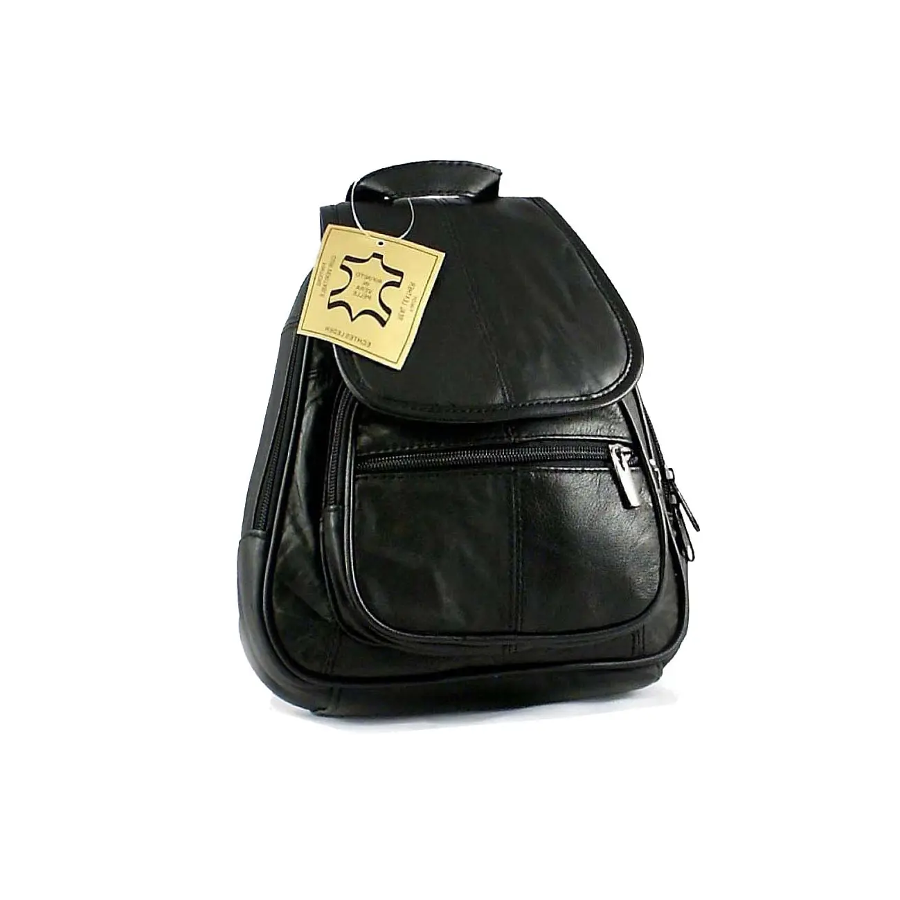 OBC kleiner DAMEN RUCKSACK Cityrucksack echtes Leder Mini Tasche Schultertasche Lederrucksack Damentasche Stadtrucksack Ledertasche CrossBag BodyBag CrossOver Lamm Nappaleder Vatertagsangebot