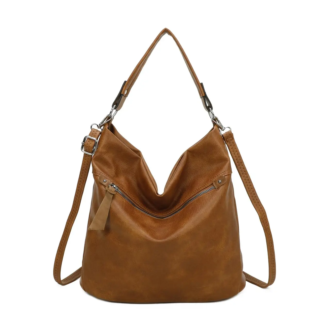 OBC DAMEN TASCHE SHOPPER Hobo-Bag Schultertasche Umhängetasche Handtasche CrossOver Damentasche Beuteltasche Henkeltasche Reise Leder Optik Super Sparpreis