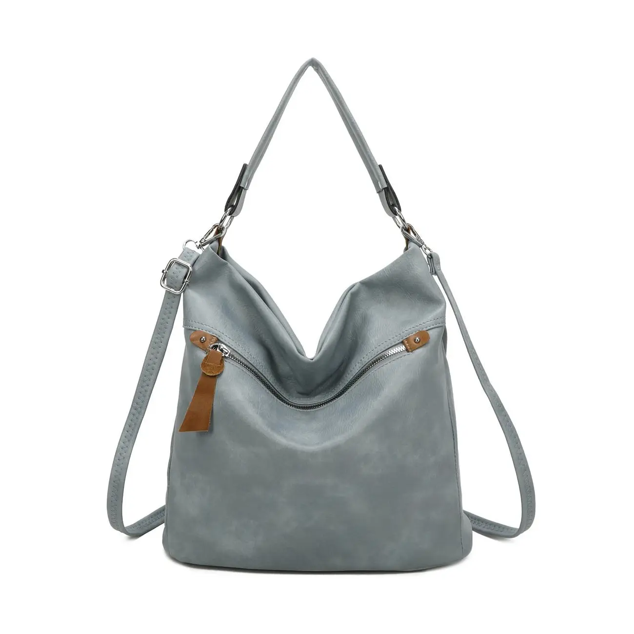 OBC DAMEN TASCHE SHOPPER Hobo-Bag Schultertasche Umhängetasche Handtasche CrossOver Damentasche Beuteltasche Henkeltasche Reise Leder Optik Super Sparpreis