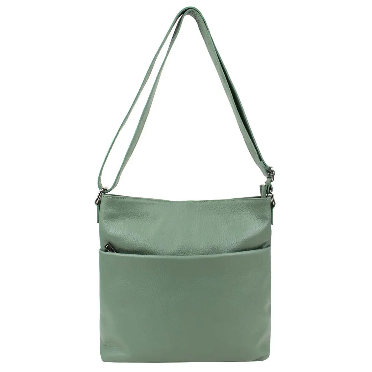 OBC Made in Italy DAMEN LEDER TASCHE Umhängetasche Crossbody Schultertasche City Bag CrossOver Ledertasche Damentasche CrossBag Wochenangebot