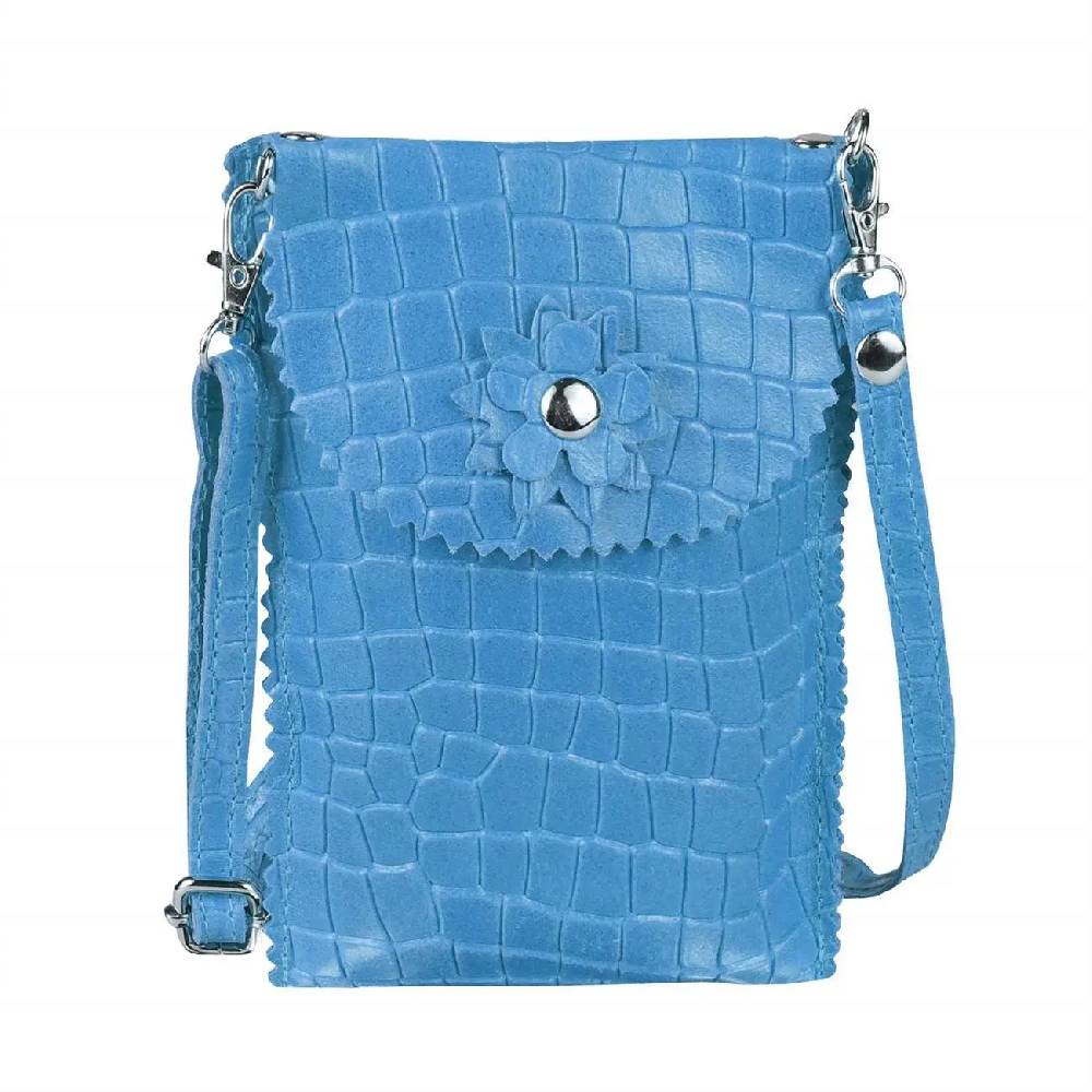 OBC Damen Leder Smartphone Tasche Umhängetasche Schultertasche Handytasche Minibag Kroko Optik Geldtasche Ledertasche Crossbody Abendtasche Begrenzte Freigabe