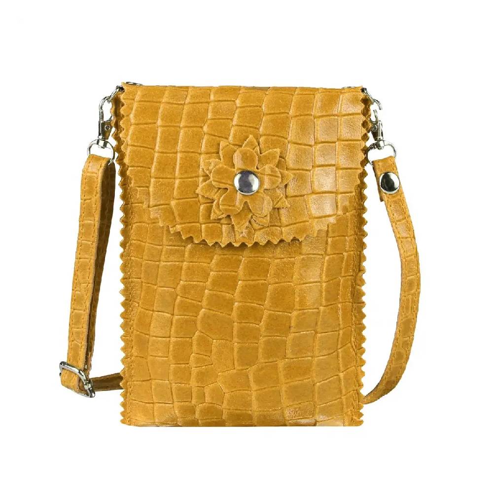 OBC Damen Leder Smartphone Tasche Umhängetasche Schultertasche Handytasche Minibag Kroko Optik Geldtasche Ledertasche Crossbody Abendtasche Begrenzte Freigabe