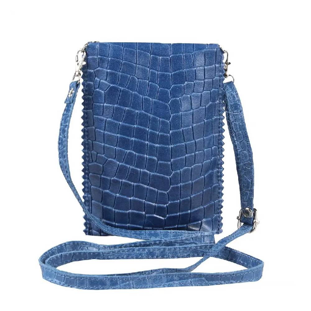 OBC Damen Leder Smartphone Tasche Umhängetasche Schultertasche Handytasche Minibag Kroko Optik Geldtasche Ledertasche Crossbody Abendtasche Begrenzte Freigabe