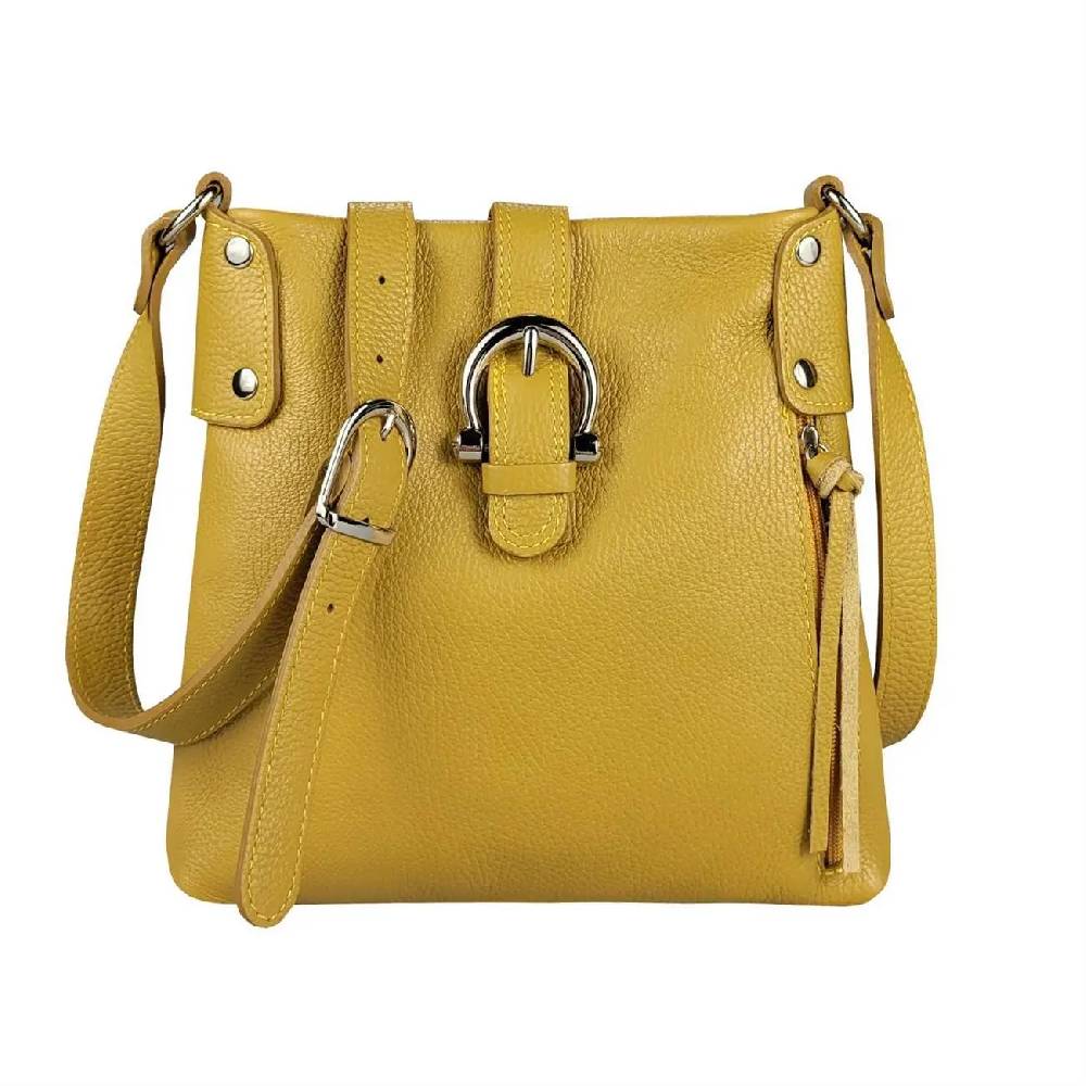 OBC Made in Italy DAMEN LEDER TASCHE Schultertasche CrossOver Handtasche Umhängetasche Bodybag Abendtasche Crossbody Ledertasche JETZT KAUFEN