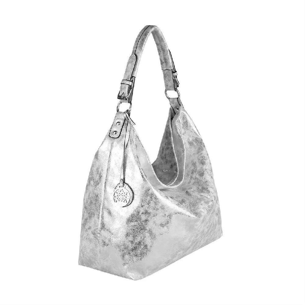 OBC DAMEN METALLIC TASCHE SHOPPER Hobo-Bag Henkeltasche Handtasche Schultertasche CROSS-OVER Umhängetasche Beuteltasche Zeitbegrenzte Promotion