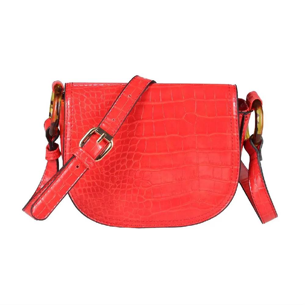 DAMEN TASCHE Kroko Crossbody Umhängetasche Schultertasche Bodybag Shopper Leder Optik CrossOver Vierteljährliche Förderung