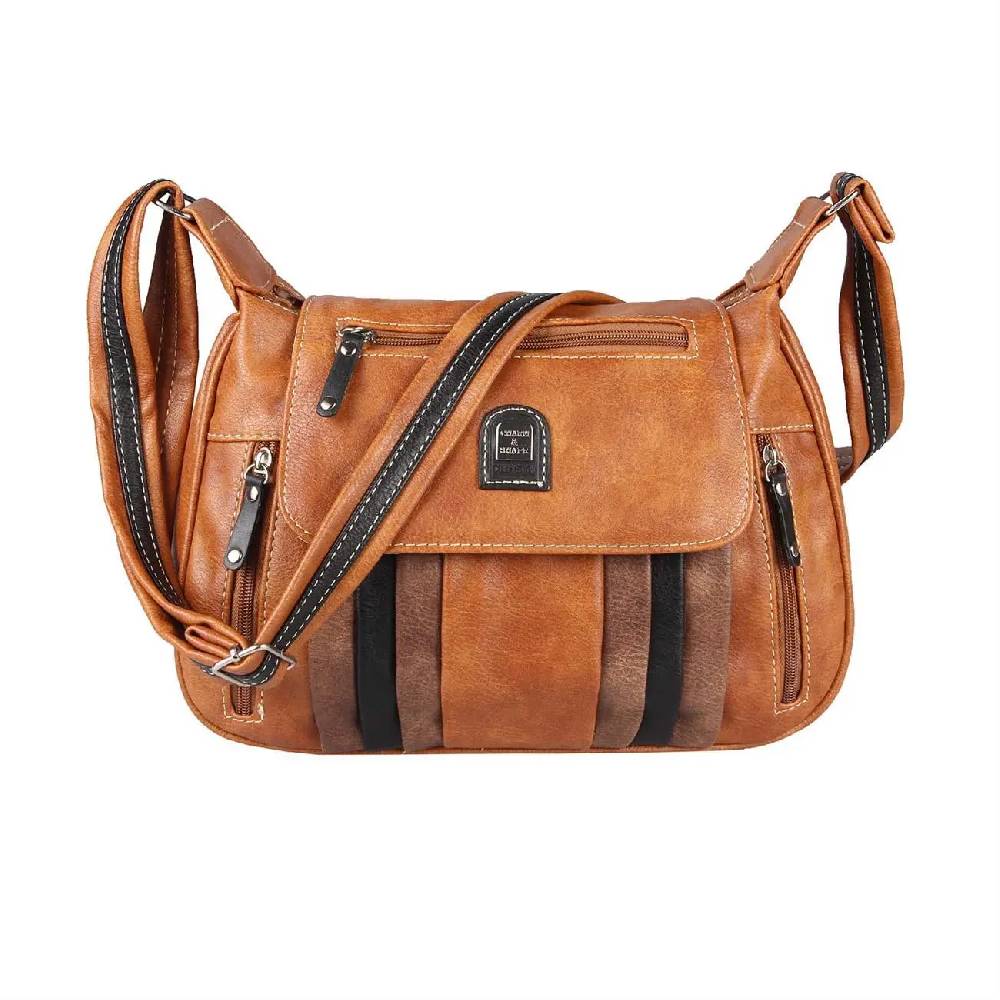 OBC Damen Tasche Schultertasche Shopper Leder Optik Crossbody Umhängetasche Crossover Beuteltasche Reisetasche Super Rabatt