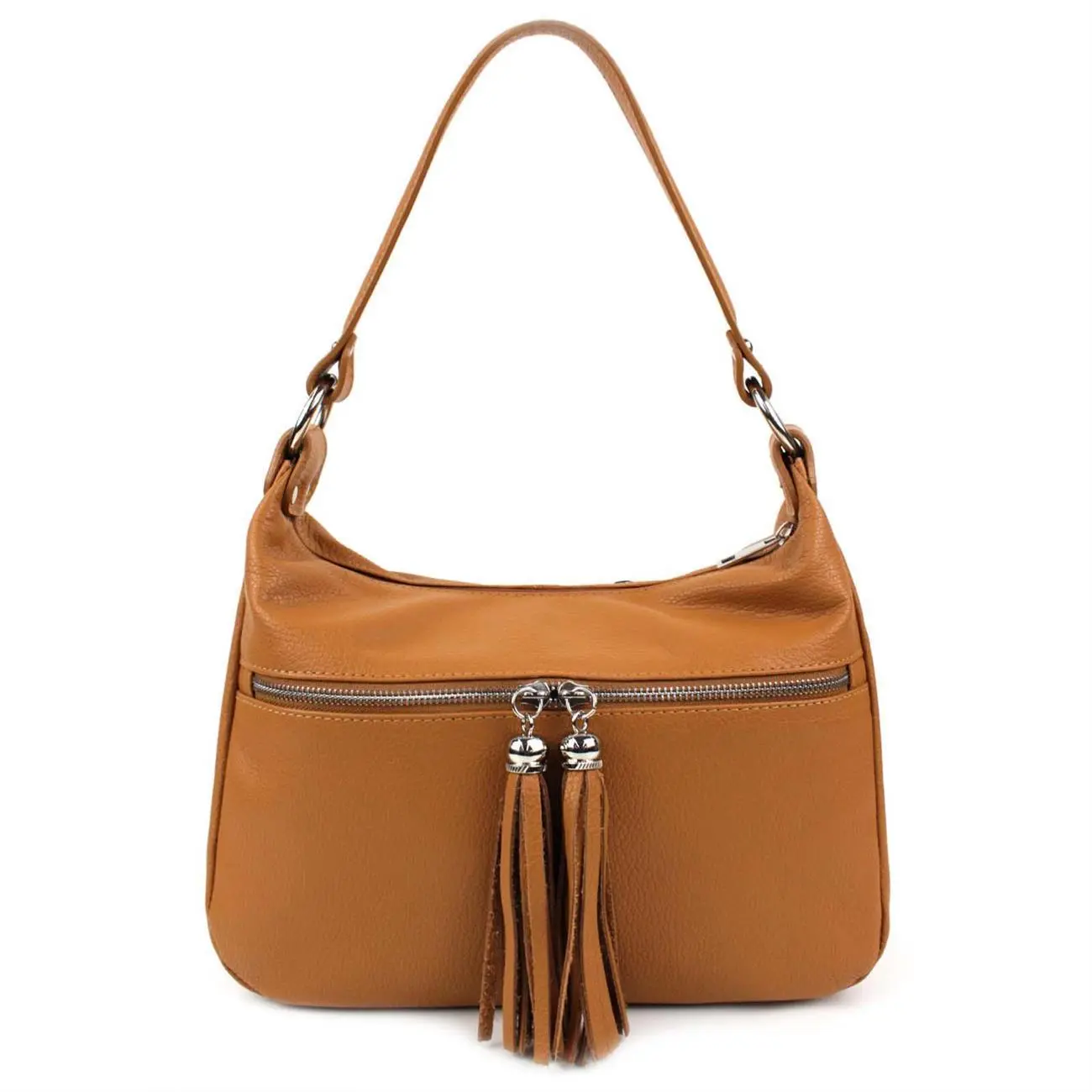 OBC Made in Italy DAMEN LEDER TASCHE Shopper Schultertasche Handtasche Umhängetasche Hobo Bag Umhängetasche Ledertasche Cross-Over 50% Rabatt mit kostenlosem Versand