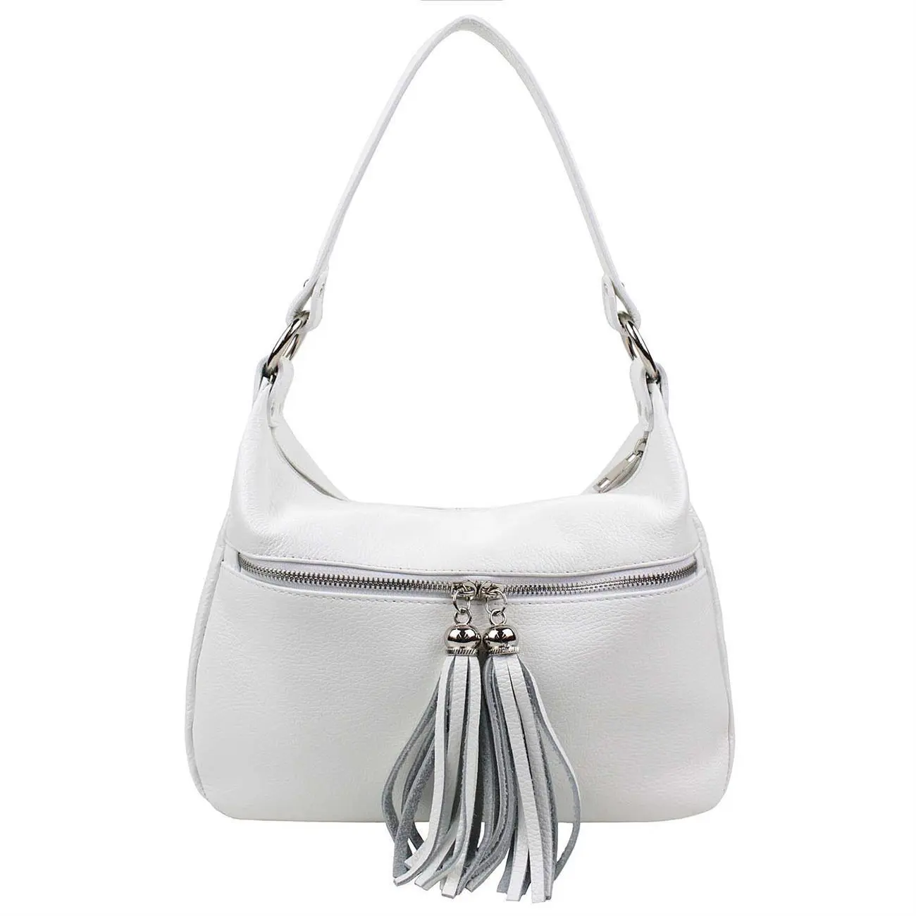 OBC Made in Italy DAMEN LEDER TASCHE Shopper Schultertasche Handtasche Umhängetasche Hobo Bag Umhängetasche Ledertasche Cross-Over 50% Rabatt mit kostenlosem Versand