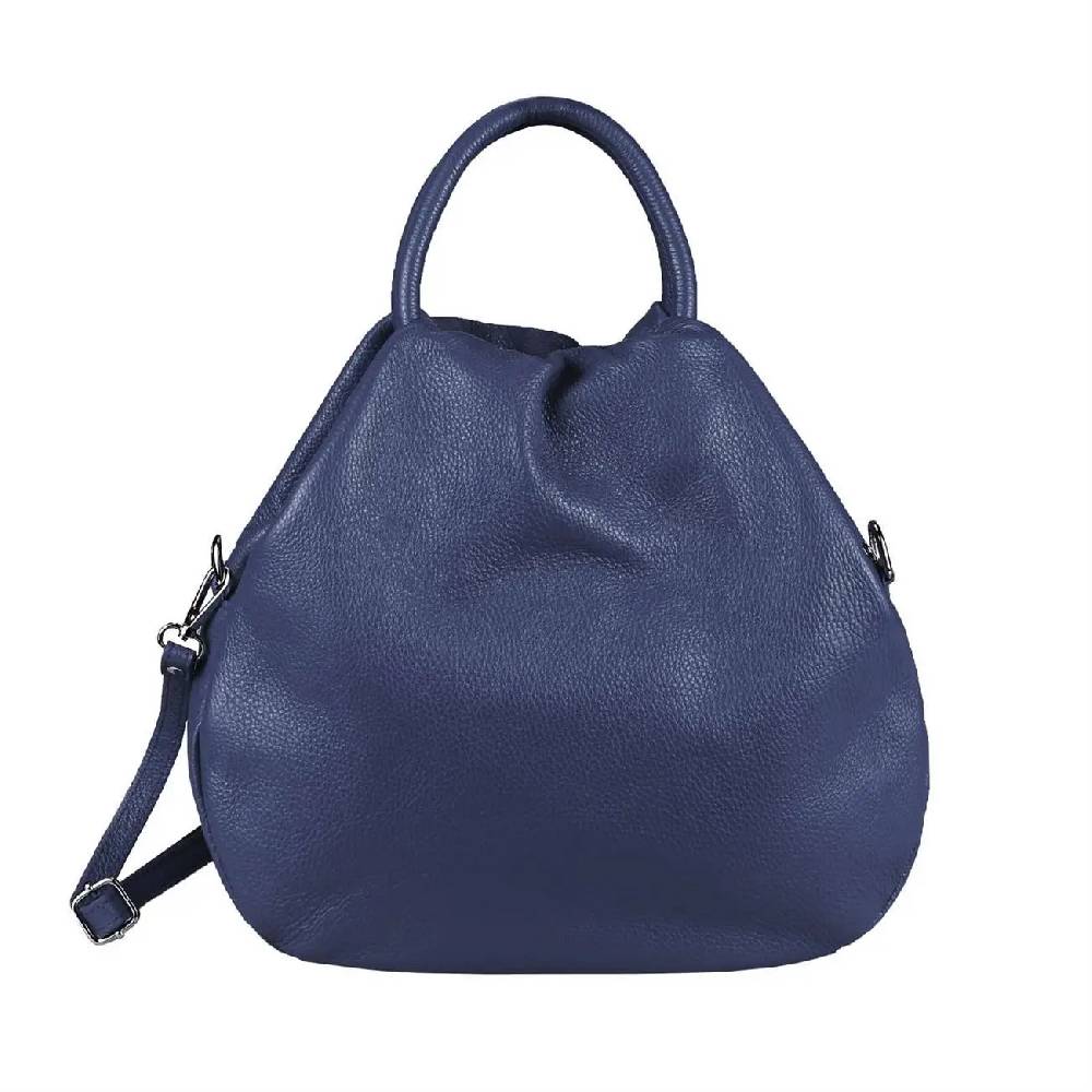 OBC Made in Italy Damen Ledertasche Hobo Bag Shopper Handtasche Umhängetasche Schultertasche Beuteltasche IT11 Outlet
