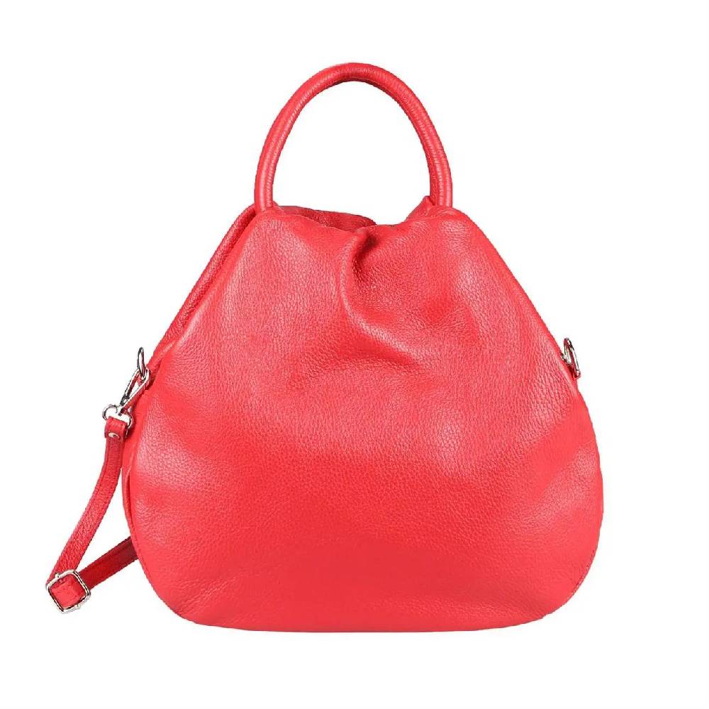 OBC Made in Italy Damen Ledertasche Hobo Bag Shopper Handtasche Umhängetasche Schultertasche Beuteltasche IT11 Outlet