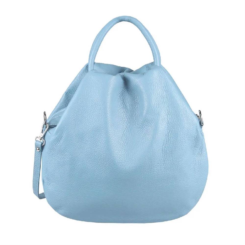 OBC Made in Italy Damen Ledertasche Hobo Bag Shopper Handtasche Umhängetasche Schultertasche Beuteltasche IT11 Outlet