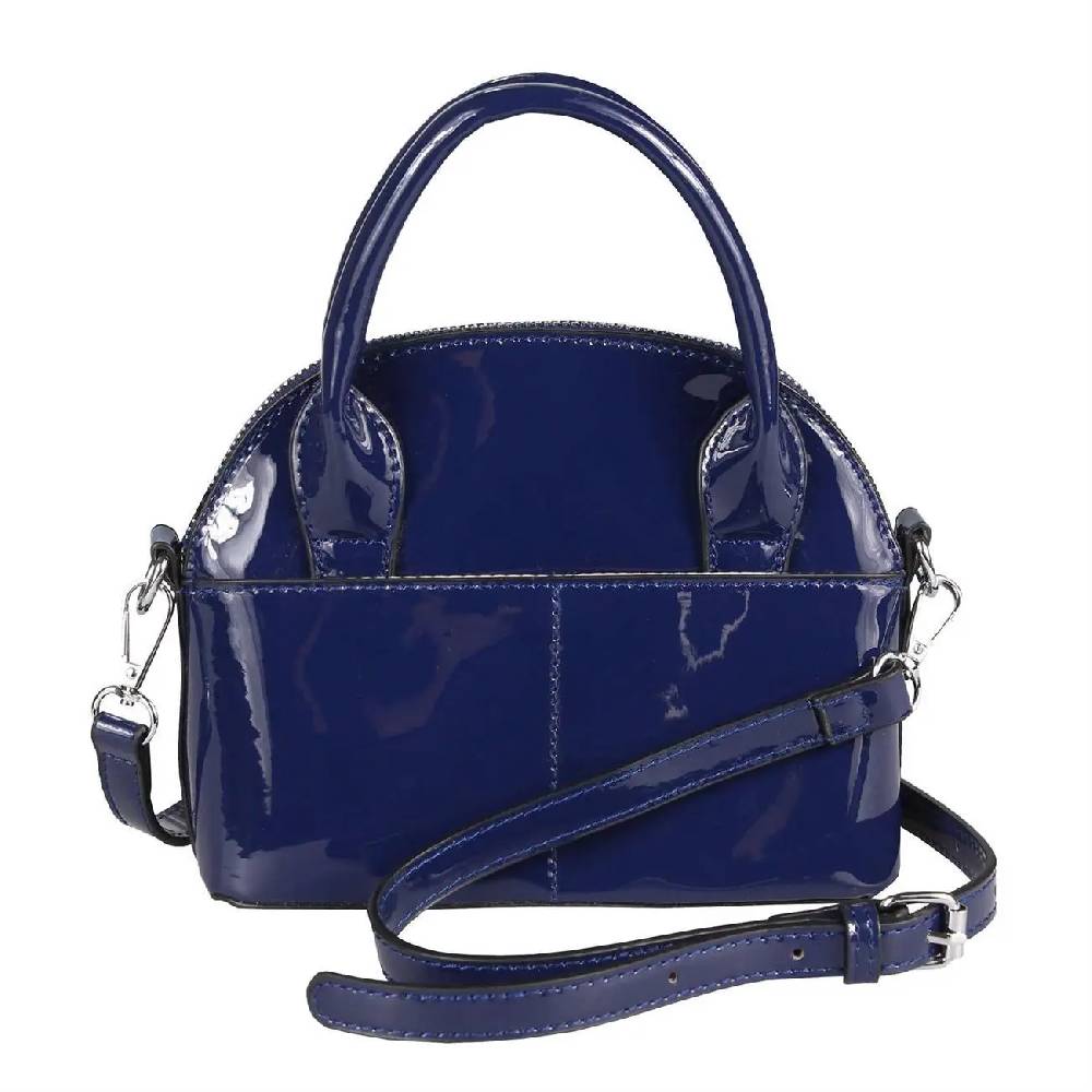 DAMEN MINI TASCHE Schultertasche Umhängetasche Crossbody Lack Leder Optik Abend Verkauf